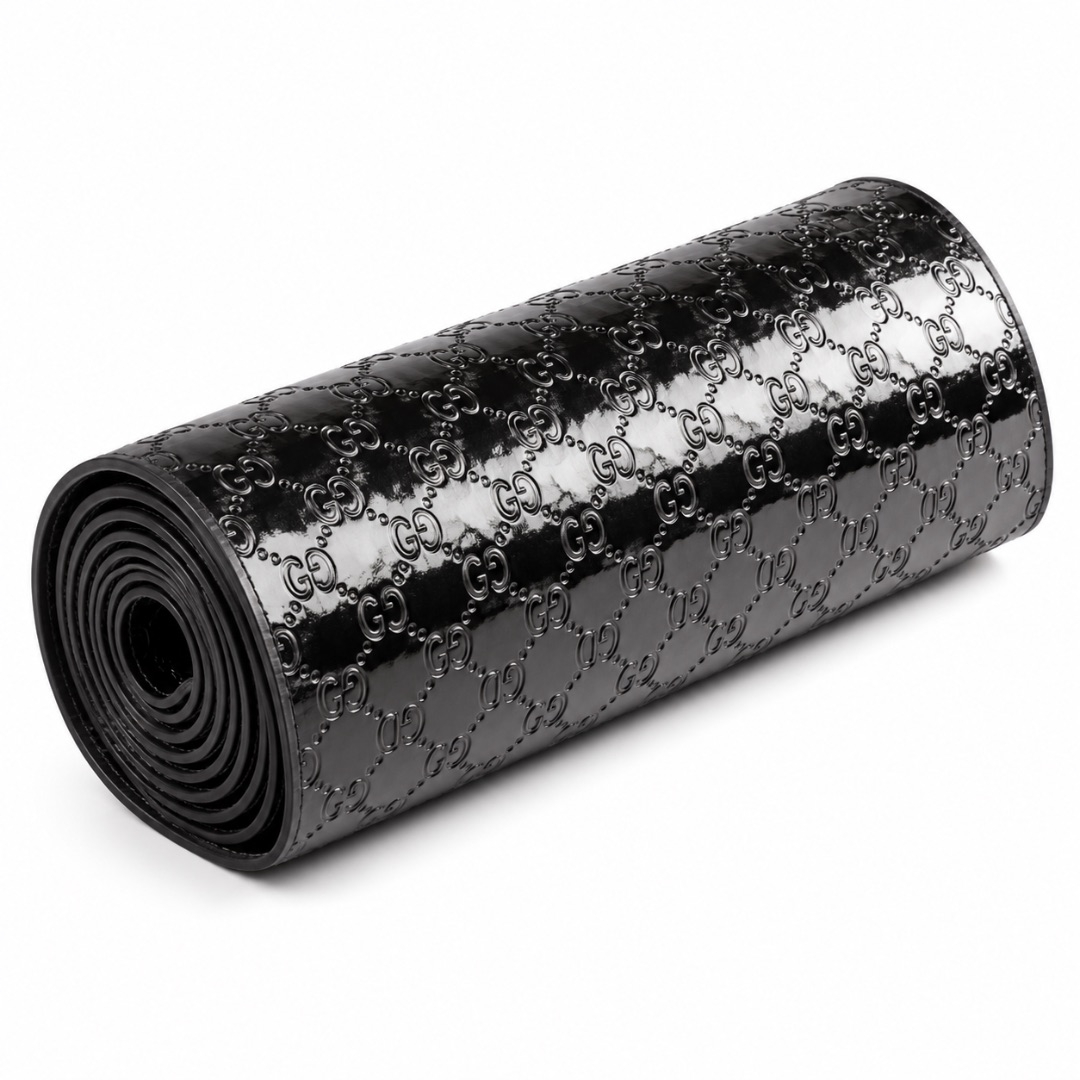 Embossed Metallic Patent Material Panel